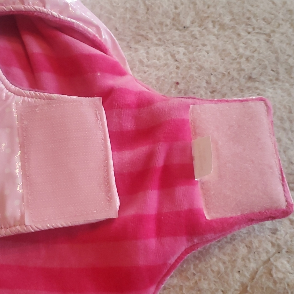 ●SOLD● Frou-Frou 💝 Valentine Heart Pink dog coat - Picture 11 of 16